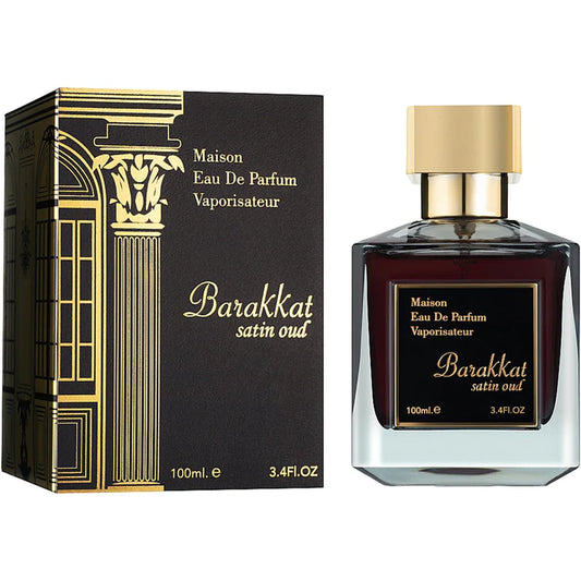 Parfum Barakkat Satin Oud Maison Fragrance World - Inspiration Oud Satin Mood - 100ml
